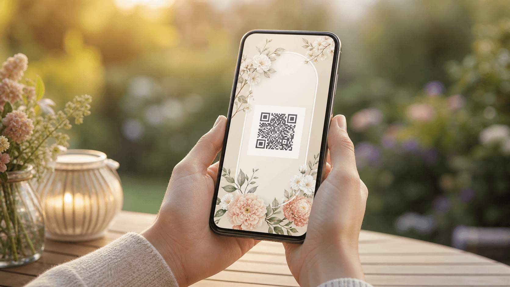 A QR code on a memorial plaque at a grave site in an Australian garden setting, representing the best QR memorial platforms available in Australia in 2026
