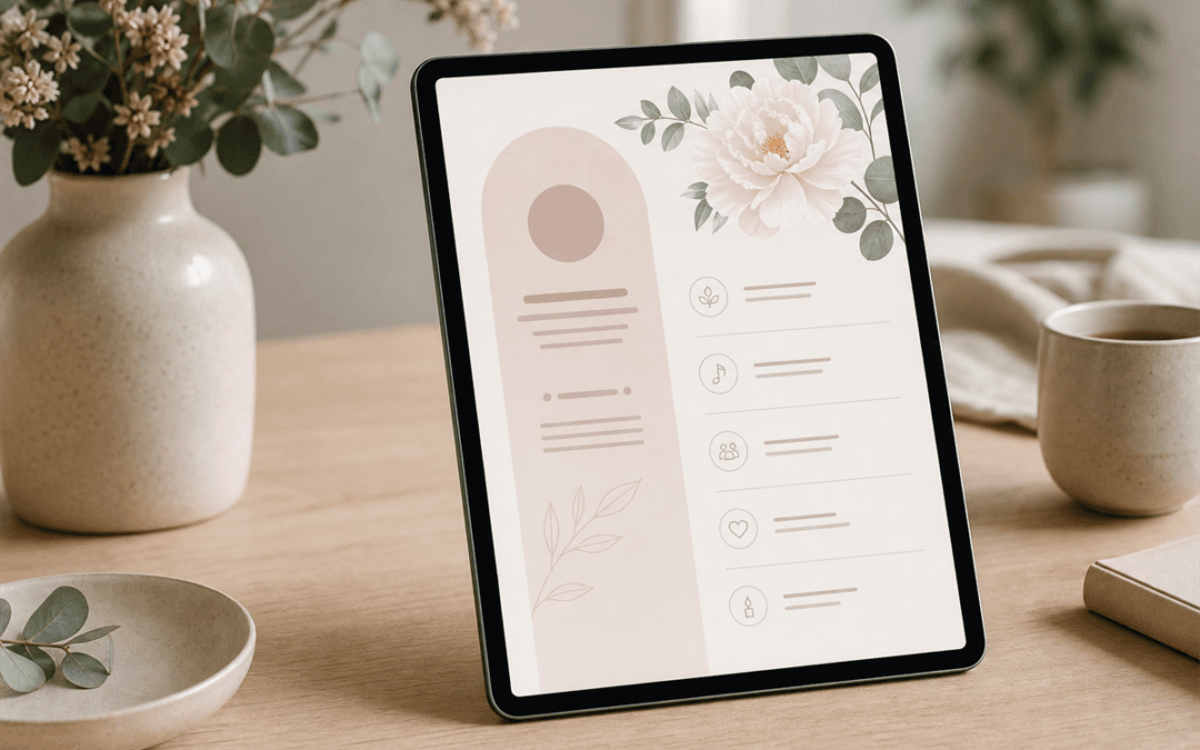 Digital Order of Service for Funerals: A Modern Alternative